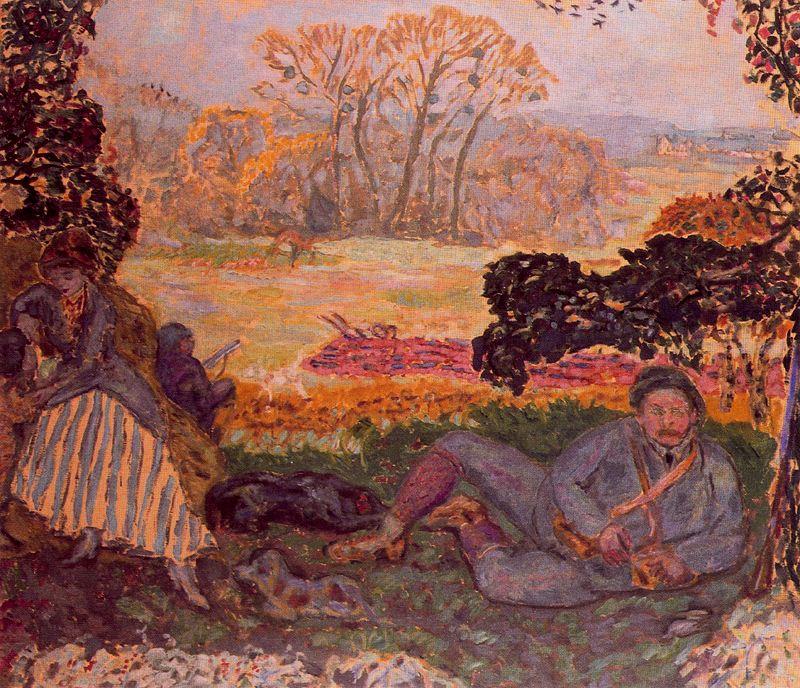 Hunting — Pierre Bonnard