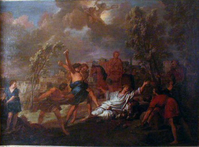 La Lapidation De Saint Etienne — Nicolas Bertin