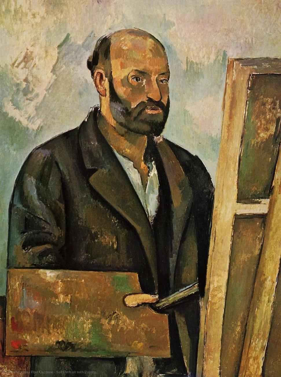 Self Portrait With Palette — Pol Sezan