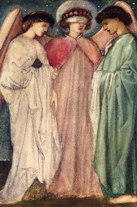 The First Marriage — Edward Coley Burne-jones