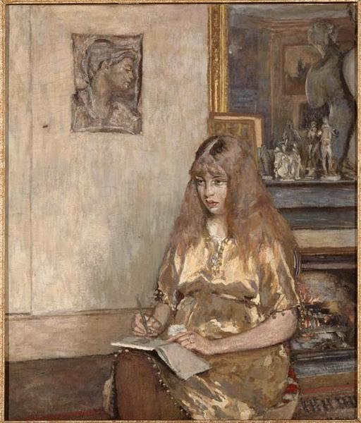 Portrait De Genevieve Bernheim De Villers — Jean-édouard Vuillard