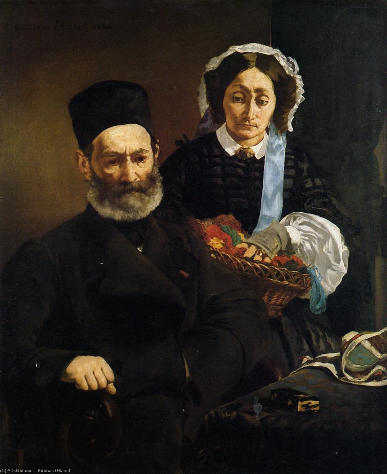 Porträt Von Herrn Und Frau Manet (die Eltern Des Künstlers) — Édouard Manet