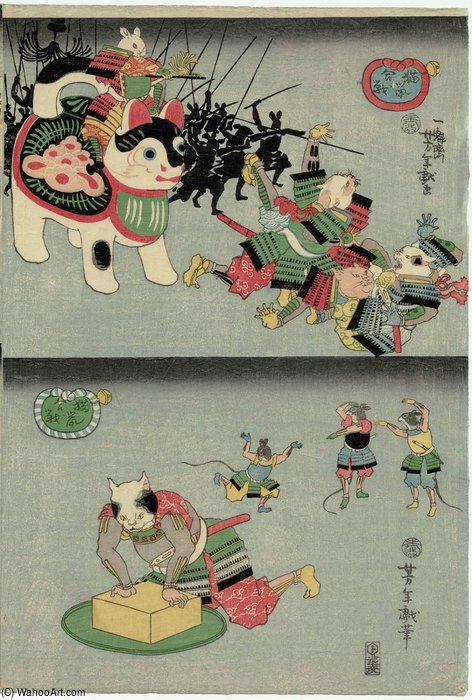 Neko Nezumi Kassen — Tsukioka Yoshitoshi