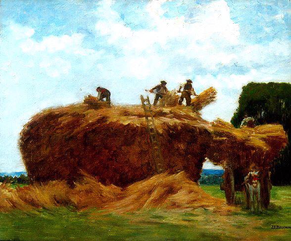 La Meule À L'entrée Du Bois (titre Inscrit) Scène Située En Ile De France (titre Ancien Inventaire 1936) — Joseph-félix Bouchor