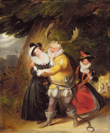 Falstaff At Herne's Oak From The Merry Wives — James Stephanoff