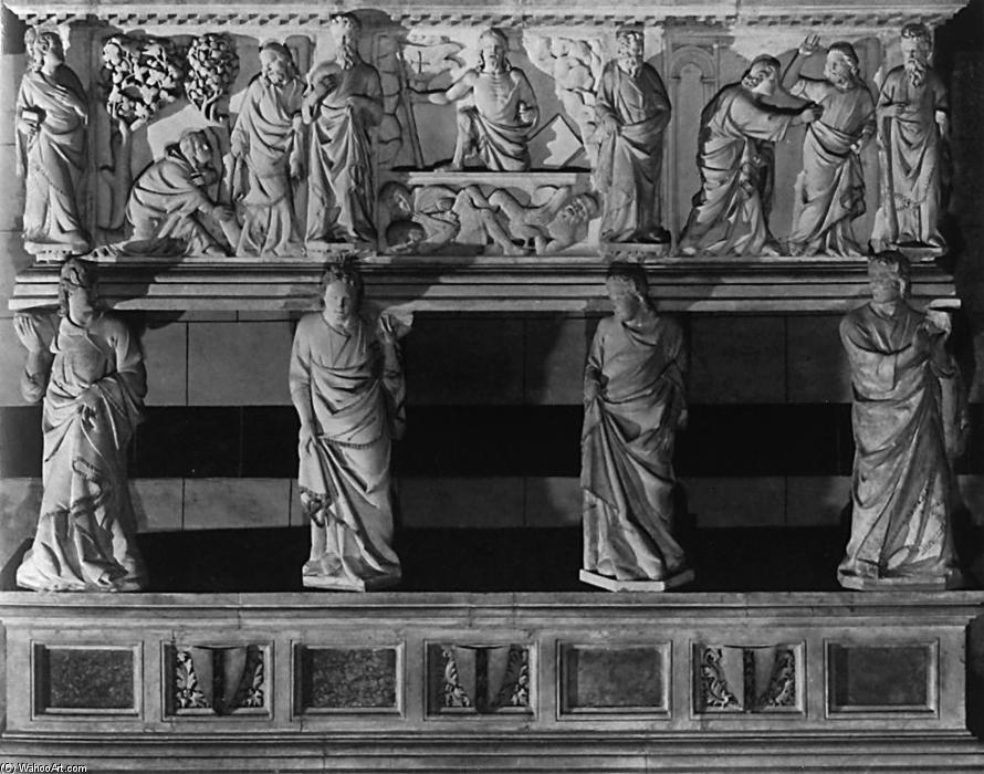 Funeral Monument Of Cardinal Petroni (detail) — Tino Di Camaino