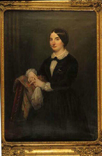 Portrait De Madame Rey — Benoît-hermogaste Molin