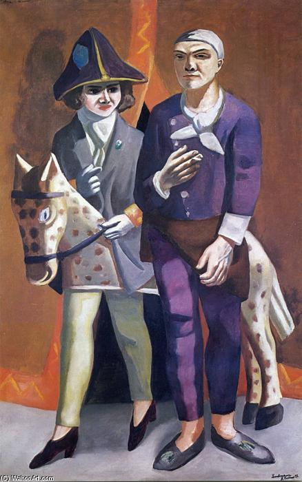 The Artist And His Wife — Max Beckmann