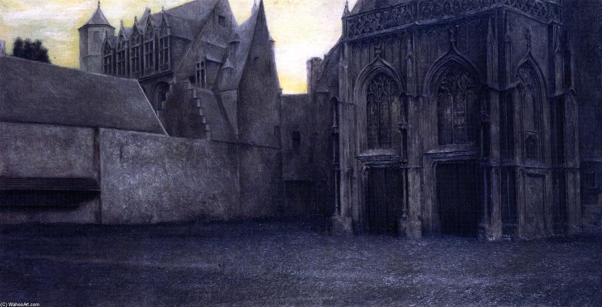 In Bruges. A Portal — Fernand Edmond Jean Marie Khnopff
