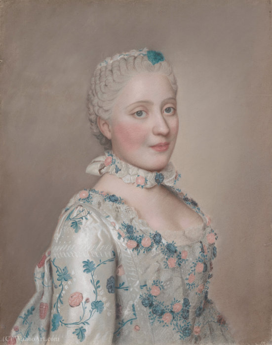 Portrait Of Marie-josèphe Of Saxony — Jean-étienne Liotard
