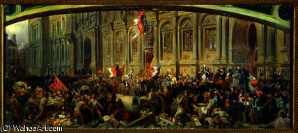Alphonse De Lamartine Rejecting The Red Flag — Henri Félix Emmanuel Philippoteaux