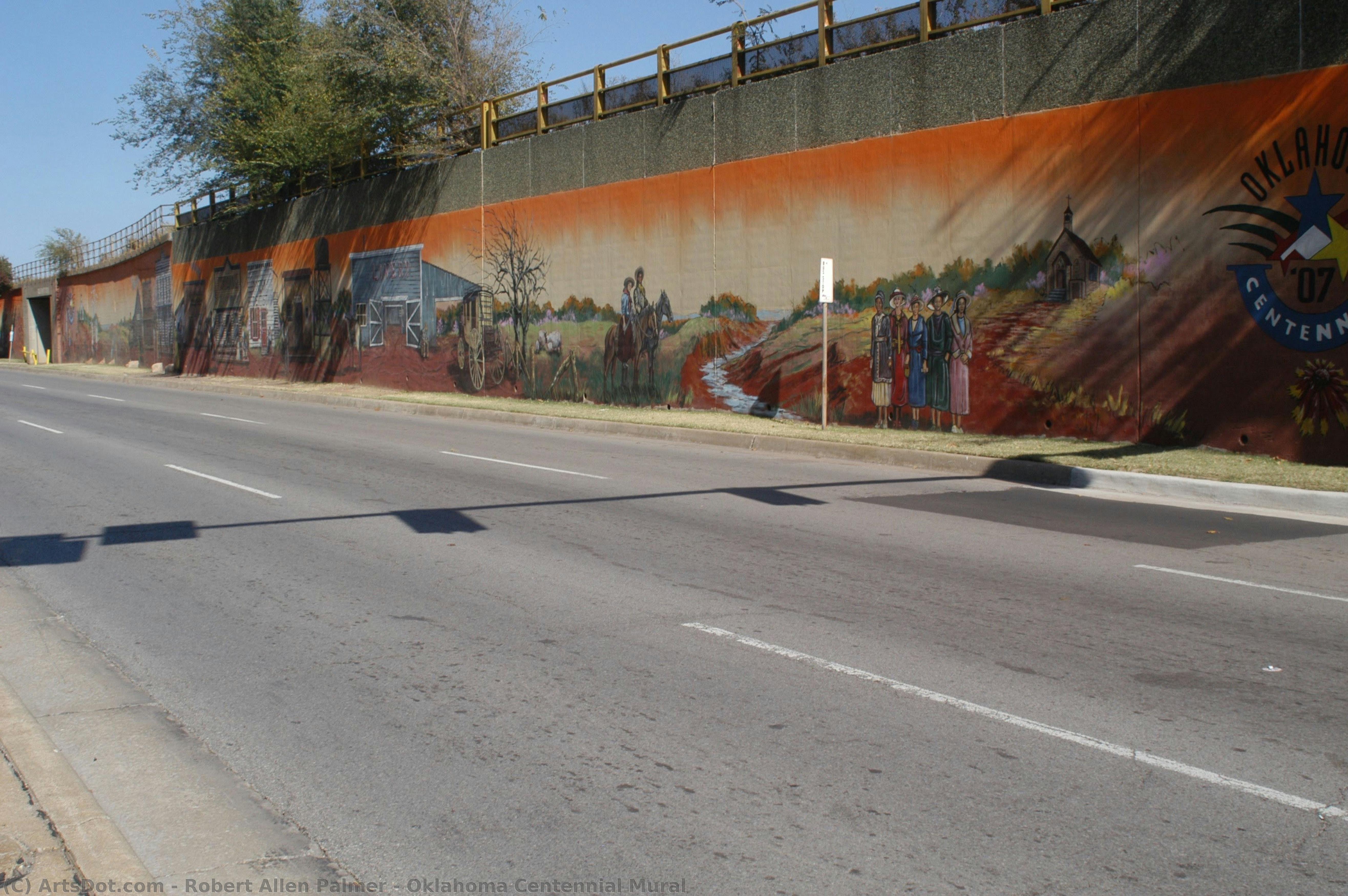 Oklahoma Centennial Mural — Robert Palmer