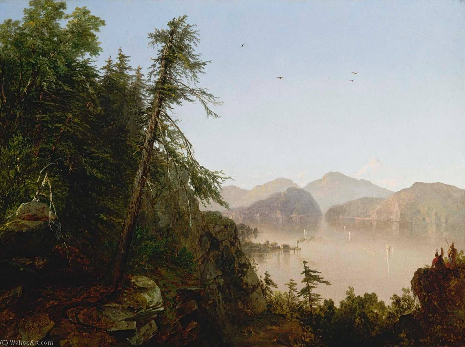 Along The Hudson — John Frederick Kensett