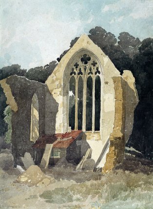 The Refectory At Walsingham Priory — John Sell Cotman