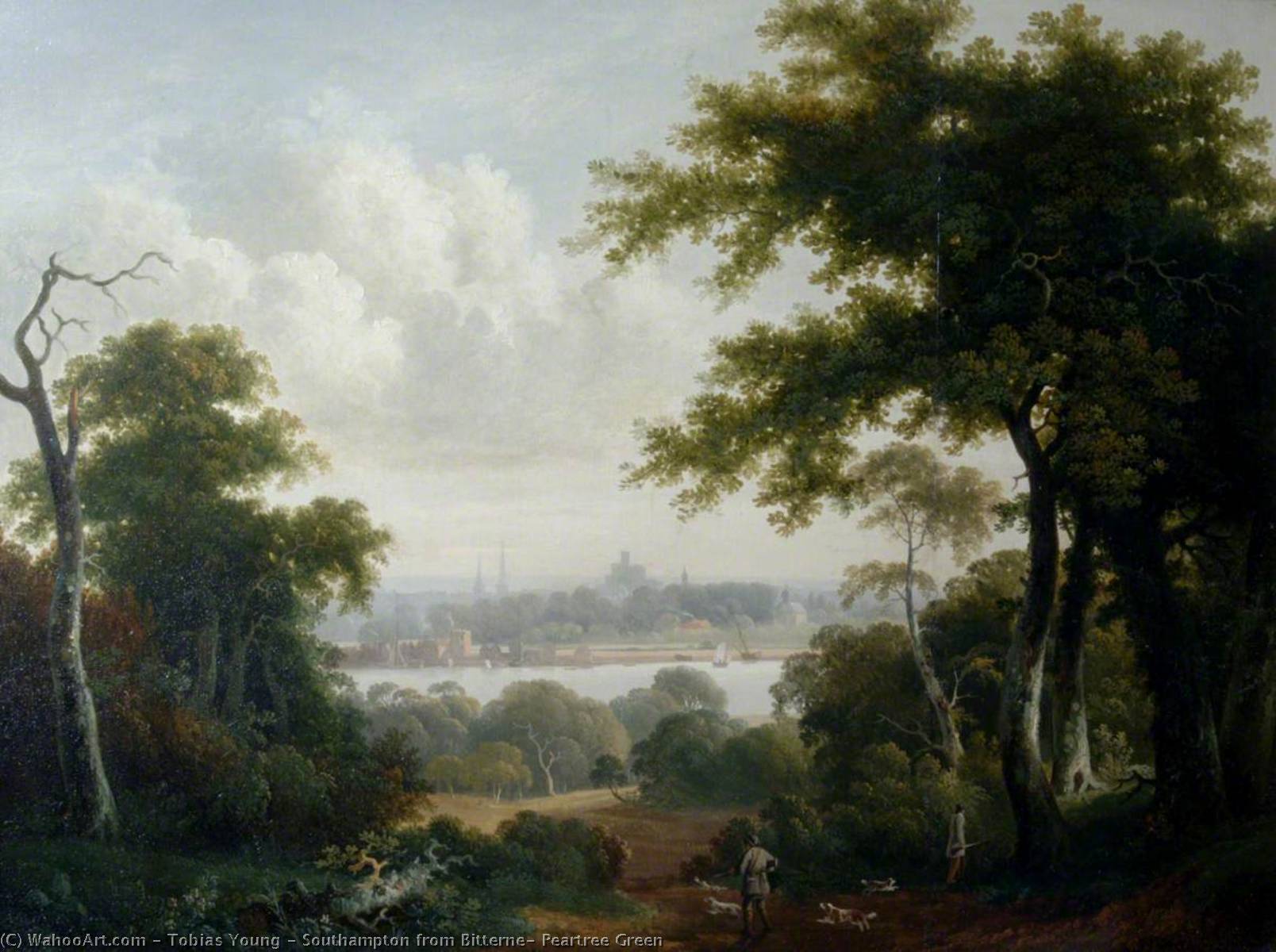 Southampton From Bitterne, Peartree Green — Tobias Young