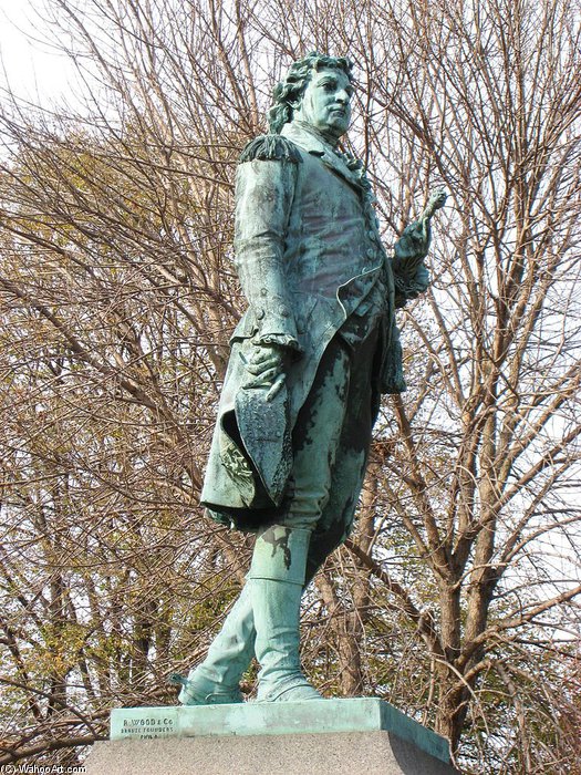Statue Of Israel Putnam, Bushnell Park, Hartford, Connecticut, Usa. — John Bushnell