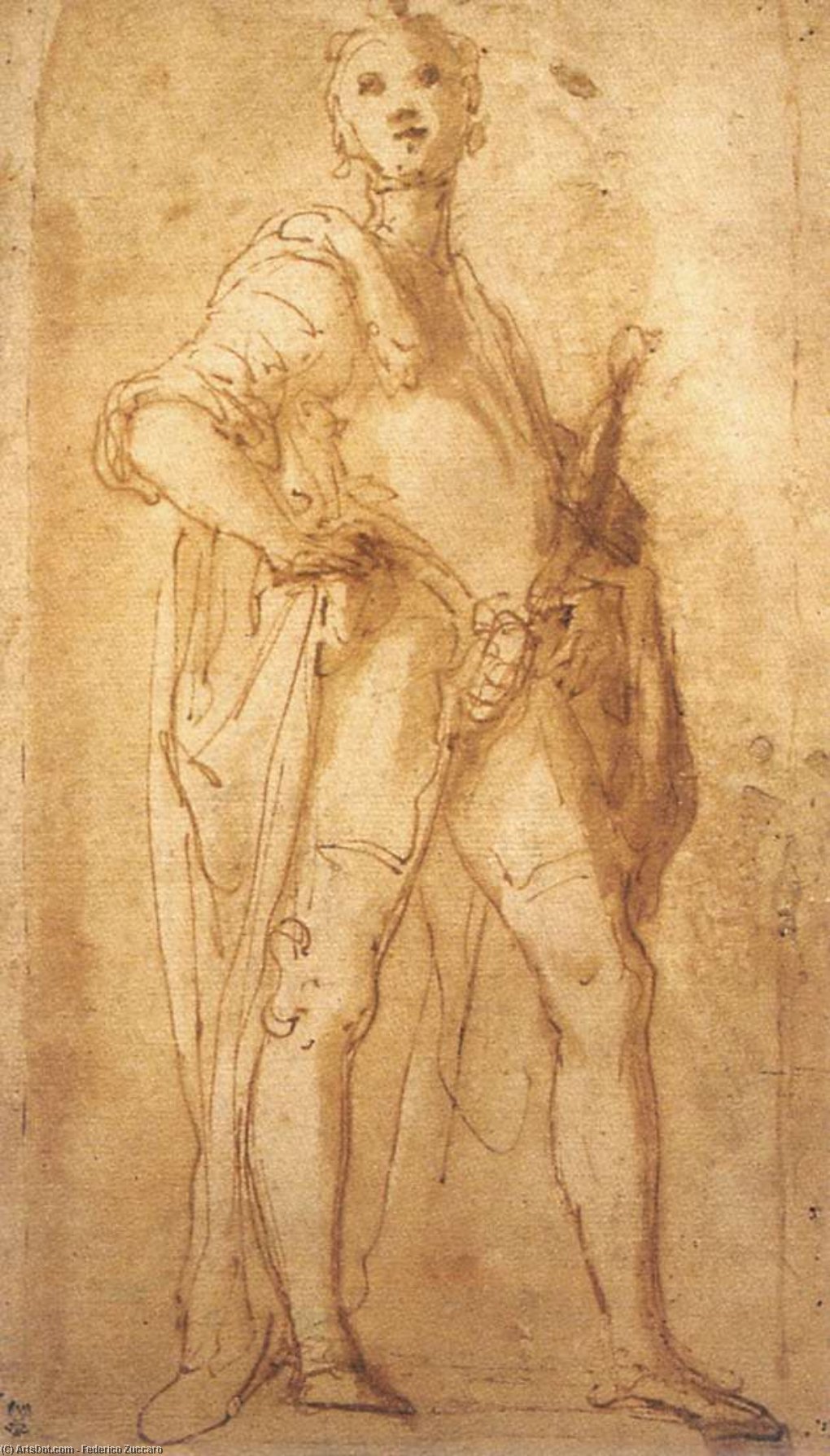 St Mennas — Federico Zuccaro