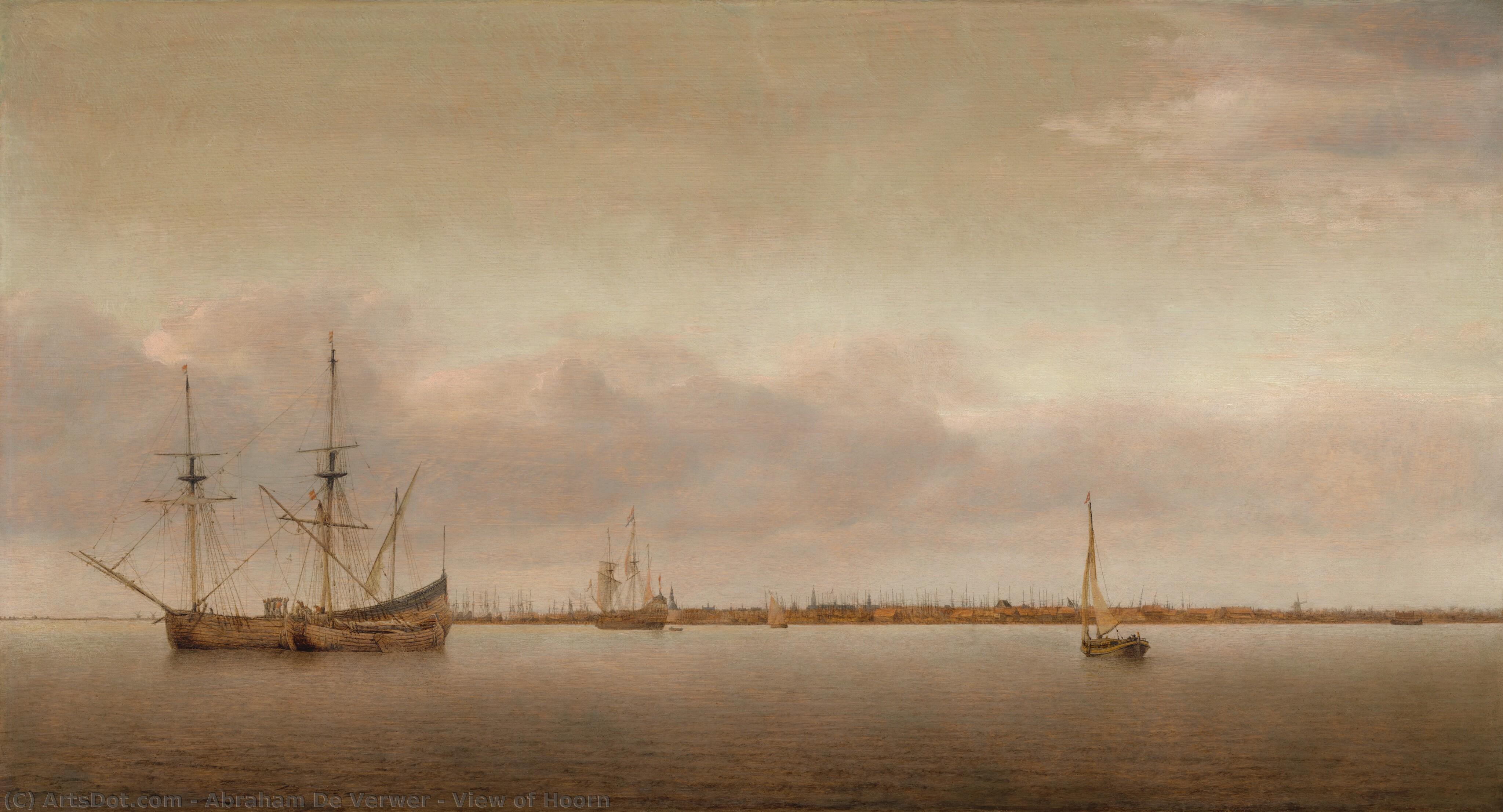 View Of Hoorn — Abraham De Verweer Van Burghstrate
