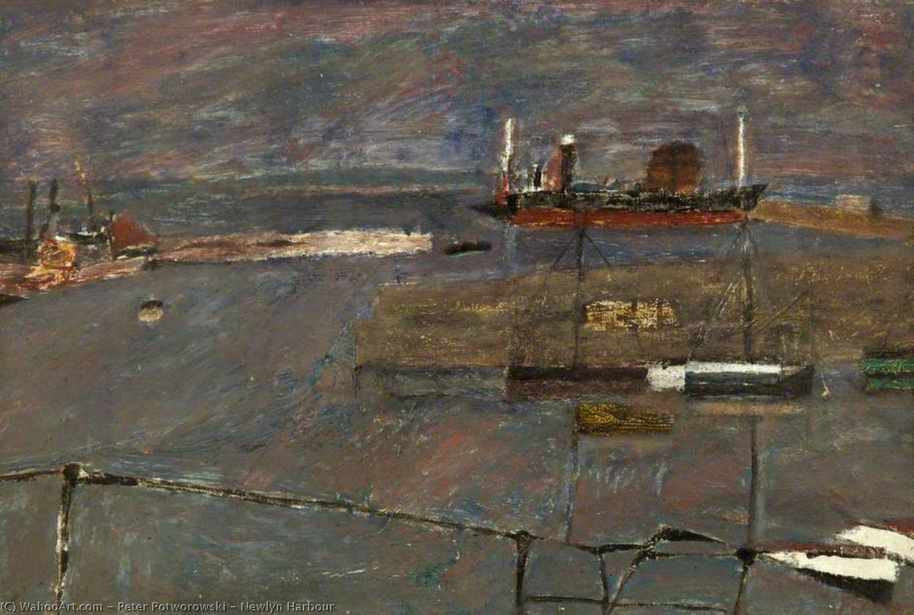 Newlyn Harbour — Peter Potworowski