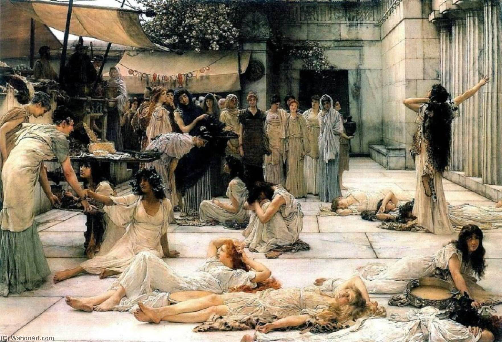 Women Of Amphissa — Lourens Alma Tadema