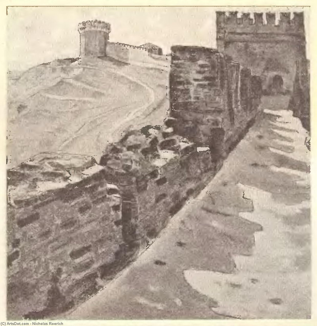 Smolensk Walls — Nikolai Konstantinowitsch Roerich