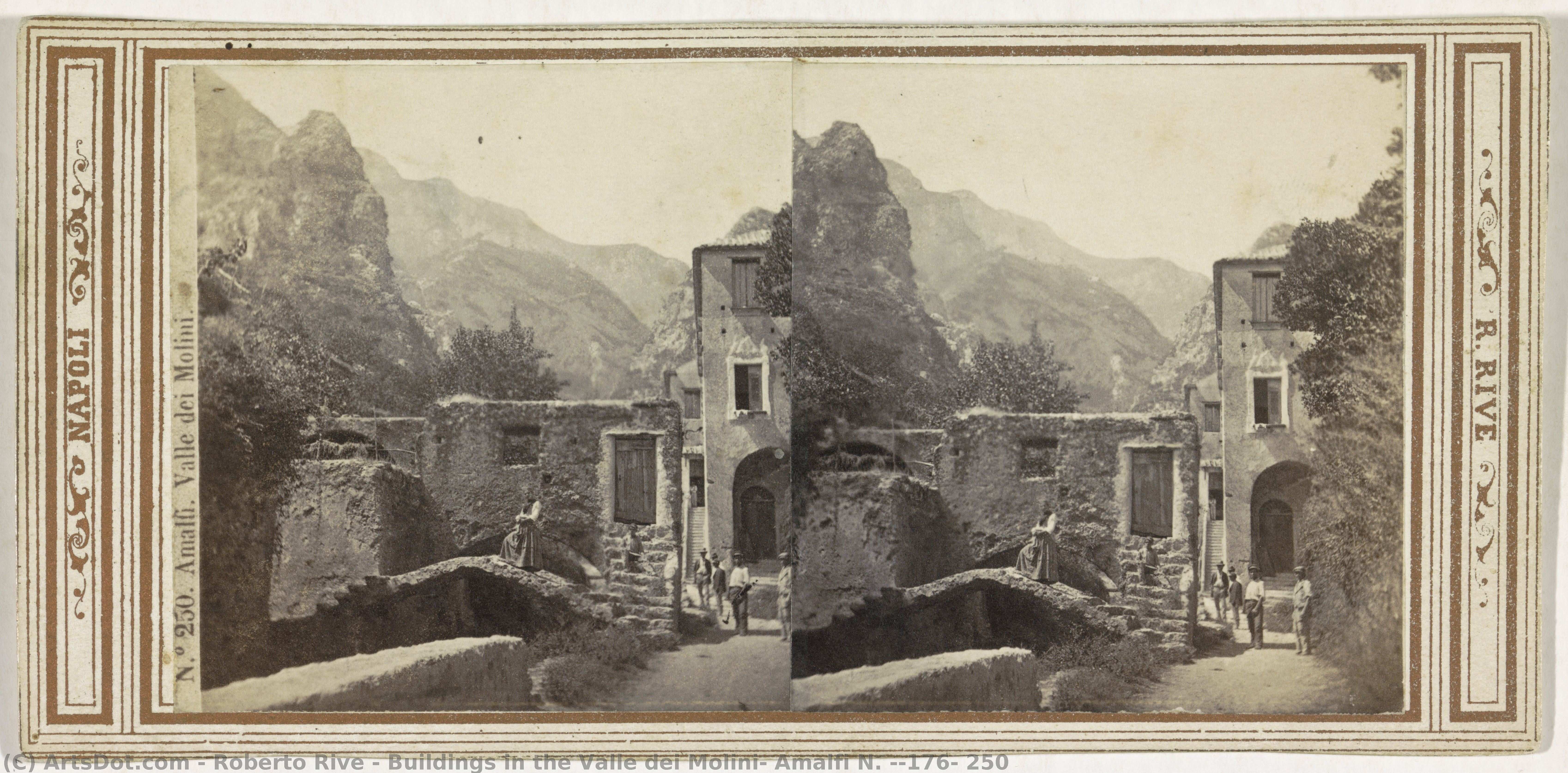 Buildings In The Valle Dei Molini, Amalfi N. ° 250 — Roberto Rive