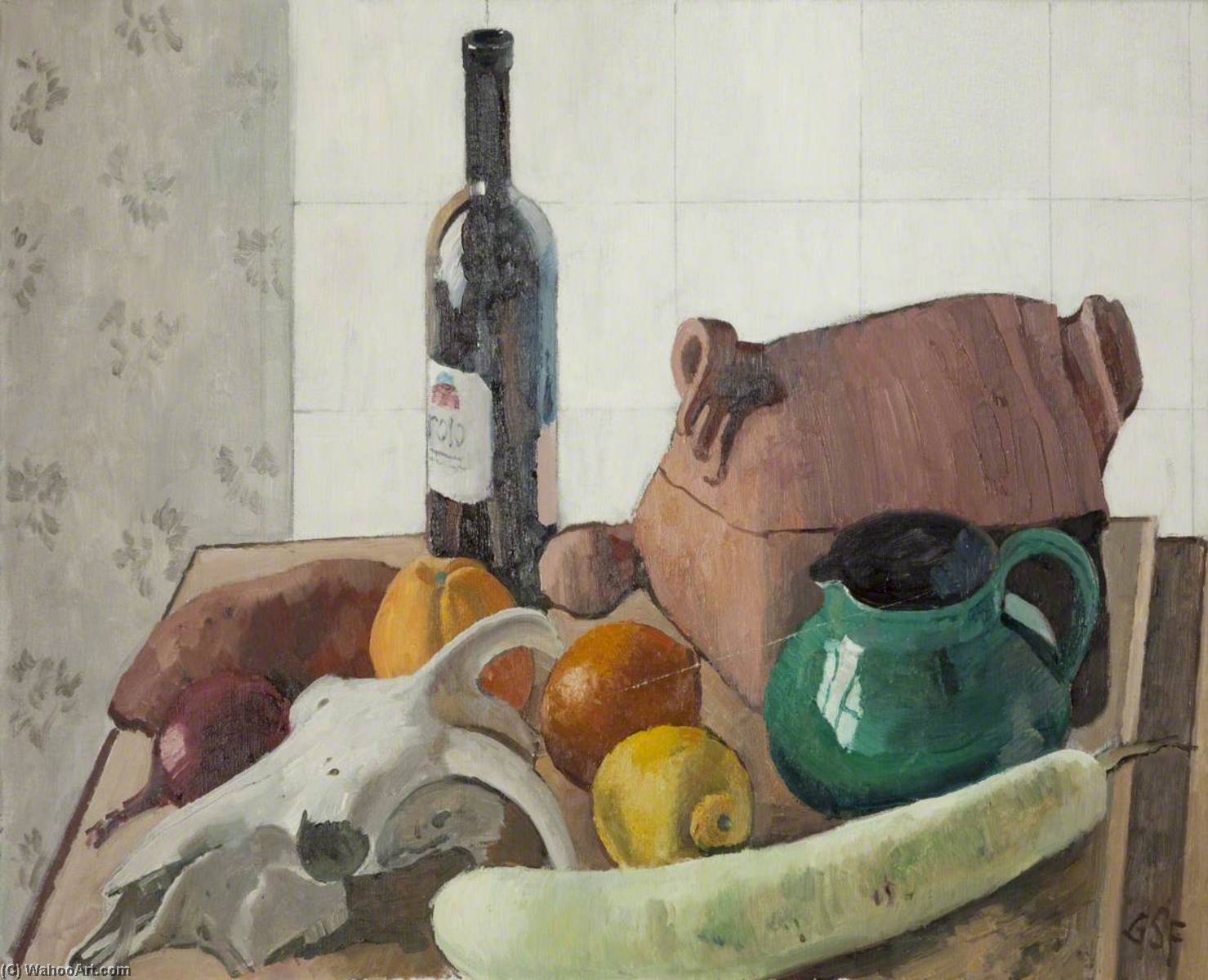 Still Life With Sheep Skull — Geoffrey Scowcroft Fletcher