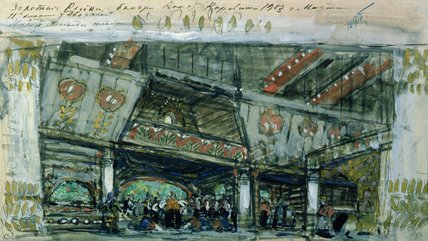 Sketch For The Ballet — Konstantin Alexeievitch Korovin
