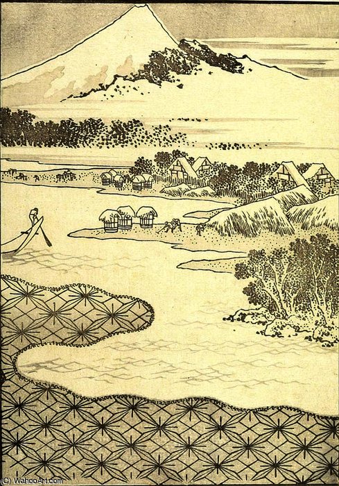 Fuji Of Letters — Katsushika Hokusai