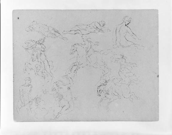 Standing Female Nudes; Seated Monarch; Small Figure Composition; Bust Of A Demure Woman — Thomas Sully