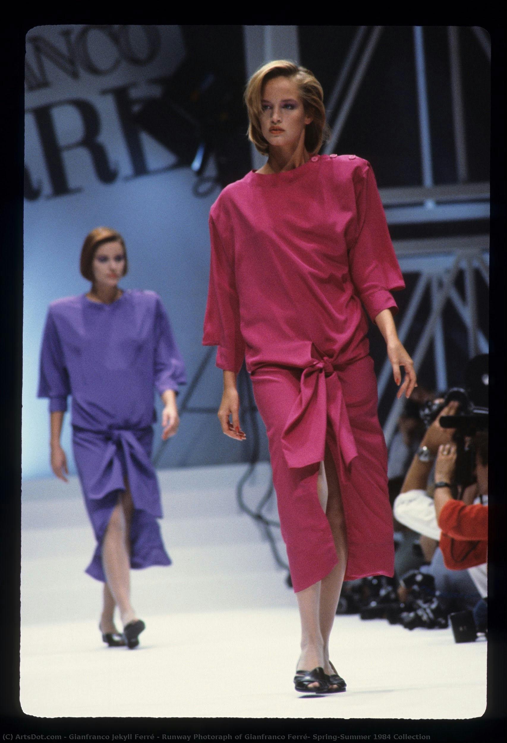 Runway Photoraph Of Gianfranco Ferré, Spring/summer 1984 Collection — Gianfranco Jekyll Ferré