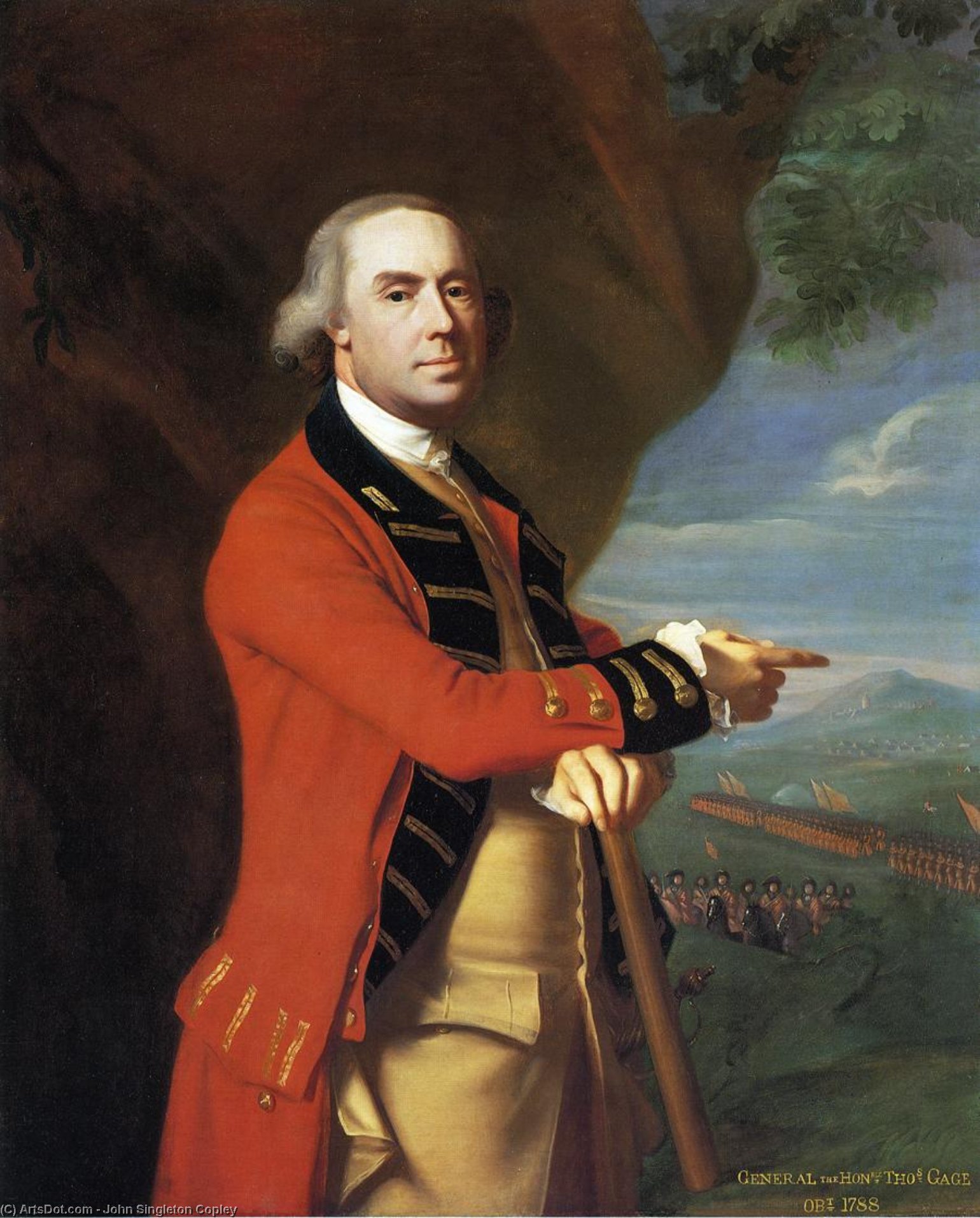 Portrait Of General Thomas Gage — Džon Singlton Koplej
