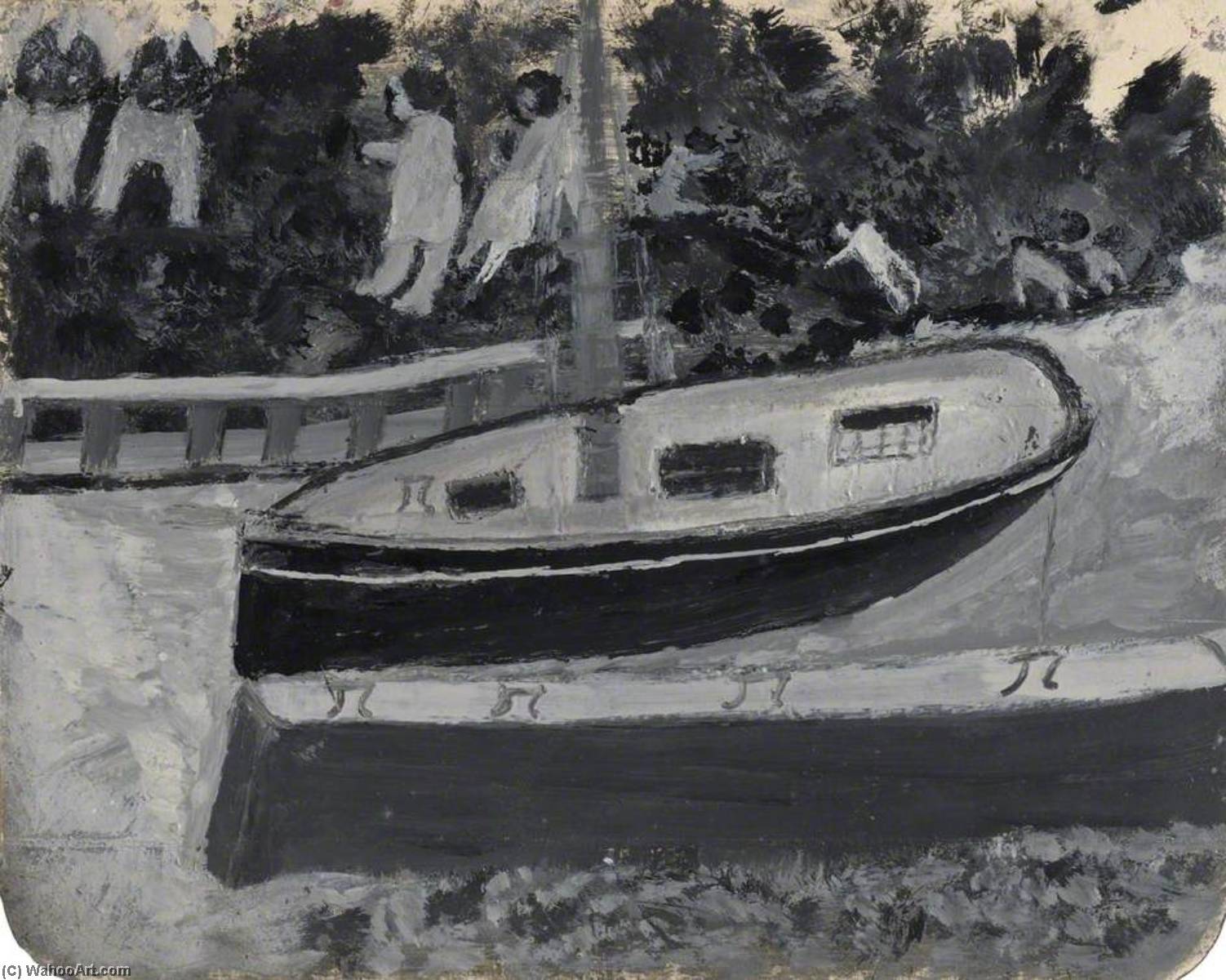 Ship, People And Animals — Alfred Volis
