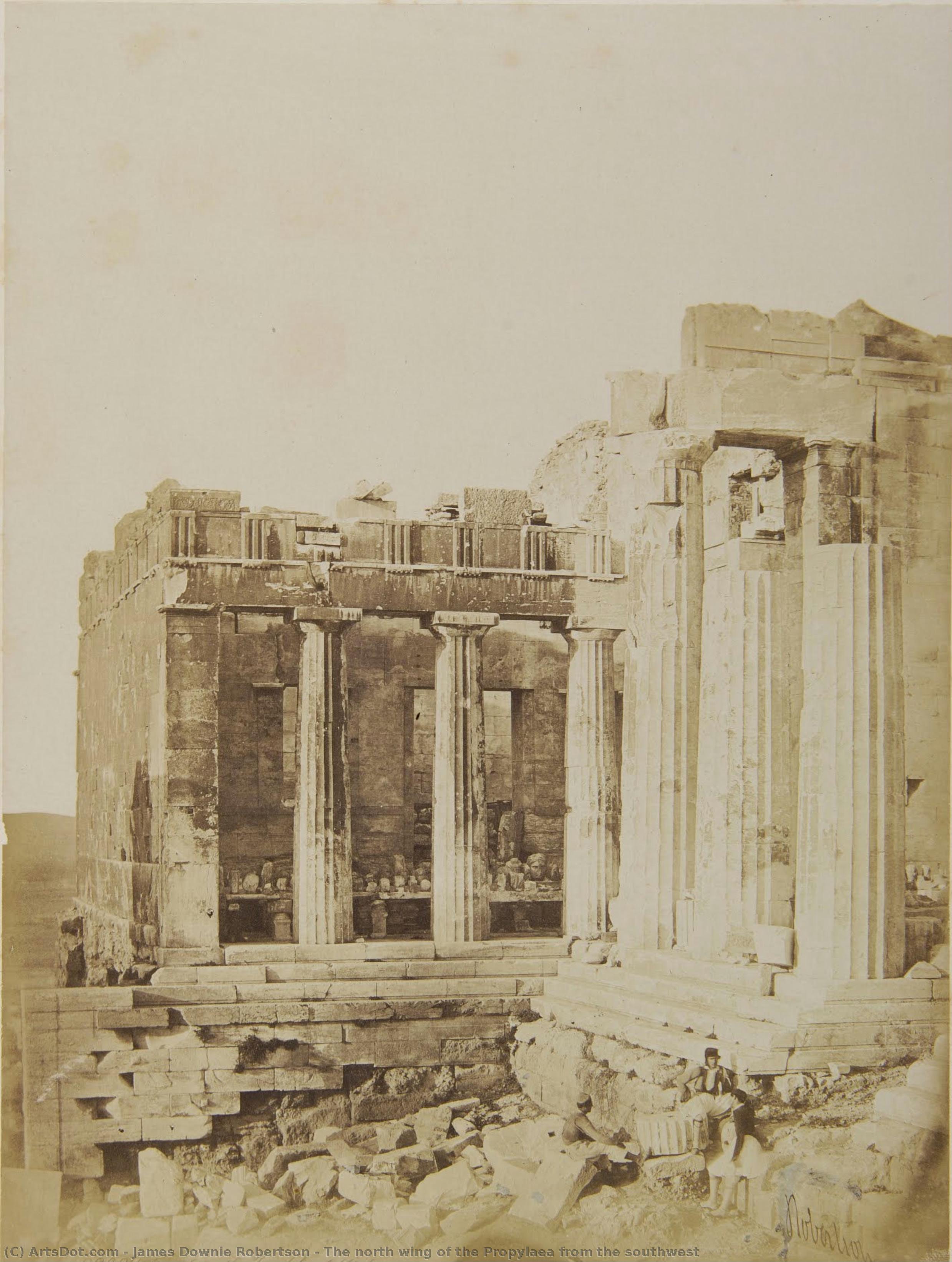 The North Wing Of The Propylaea From The Southwest — James Downie Robertson