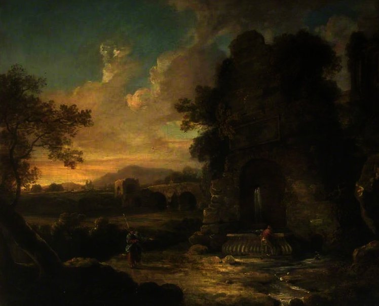 Bridge Ruins And A Fountain — リチャード・ウィルソン