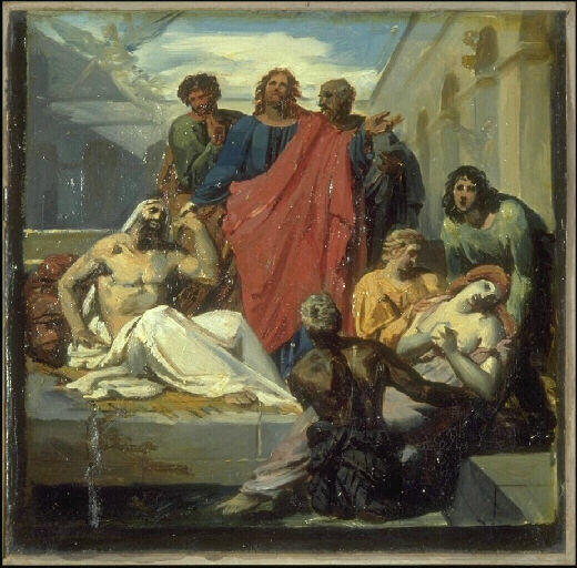 Jésus Guérissant Les Malades — Auvray Félix