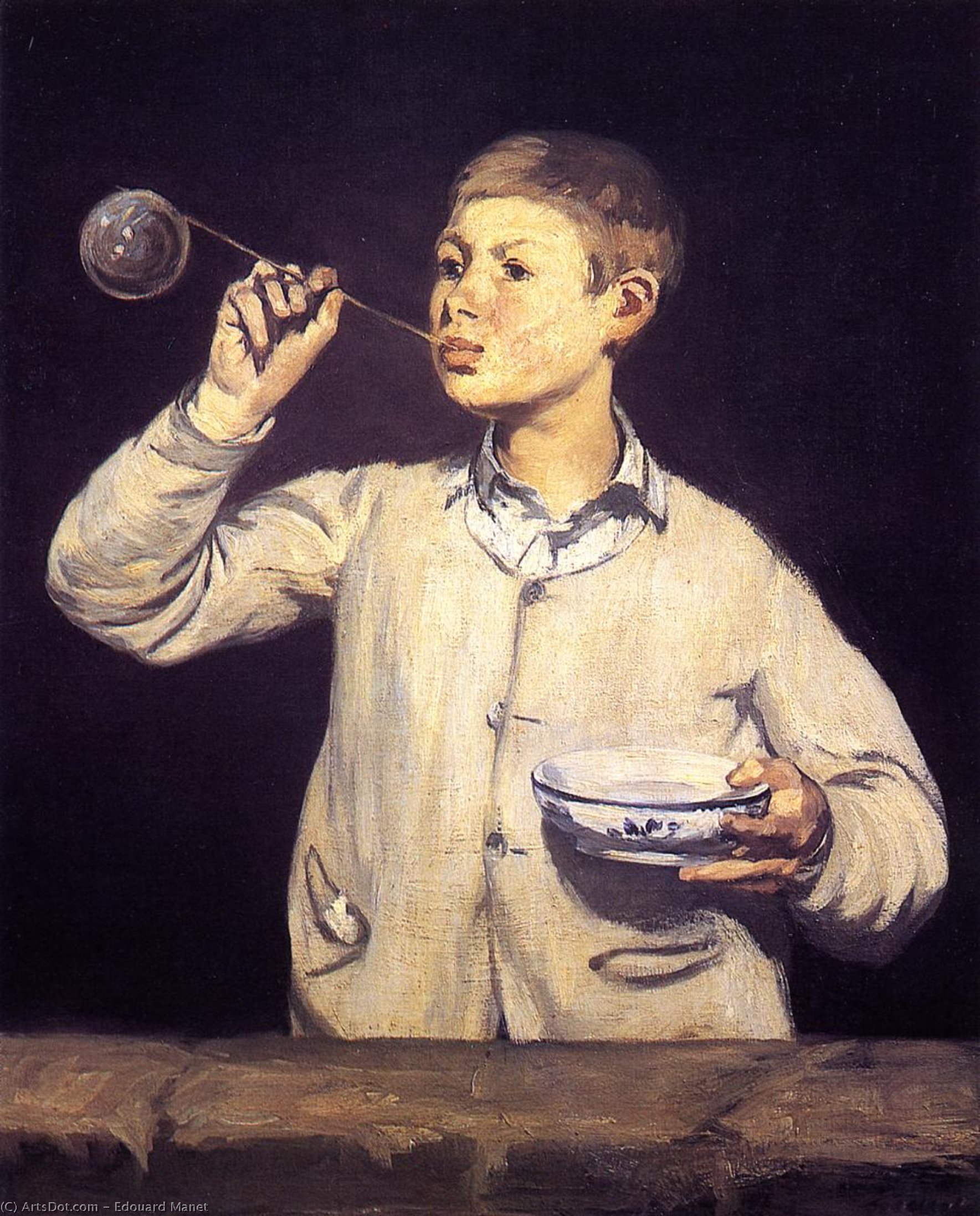 Boy Blowing Bubbles — Мане