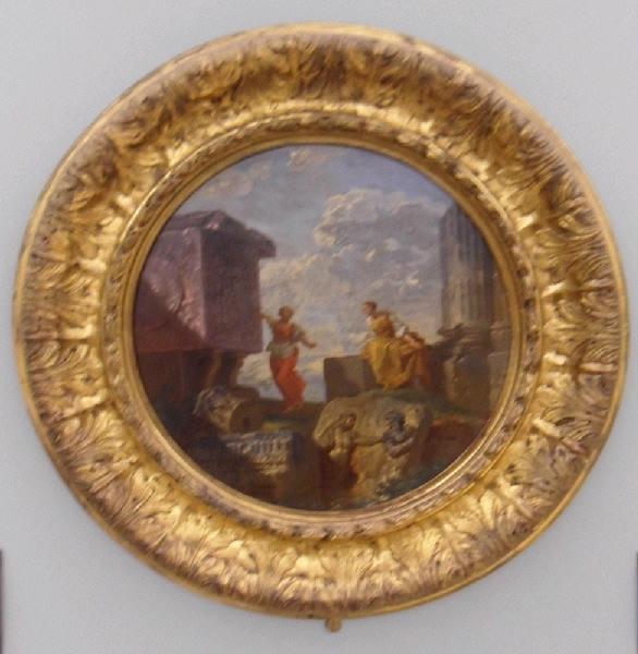 Ruines Avec Deux Figures De Femme — Giovanni Paolo Panini