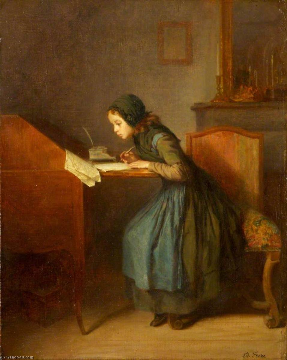At Her Lessons — Pierre Édouard Frère