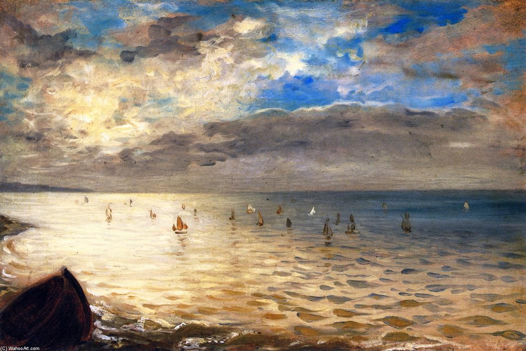 The Sea At Dieppe — Eugène Delacroix
