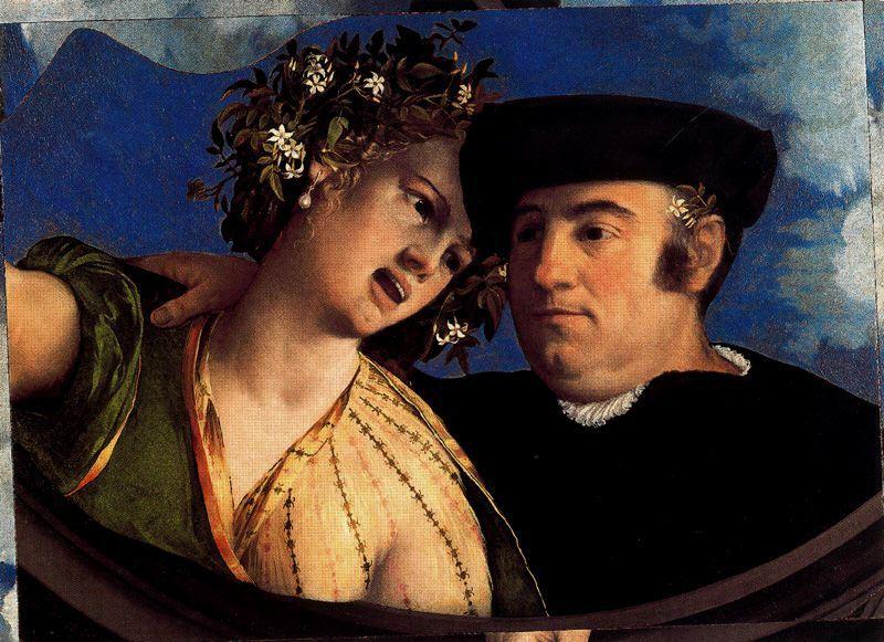 A Man Embracing A Woman — Dosso Dossi (giovanni Di Niccolò De Luteri)