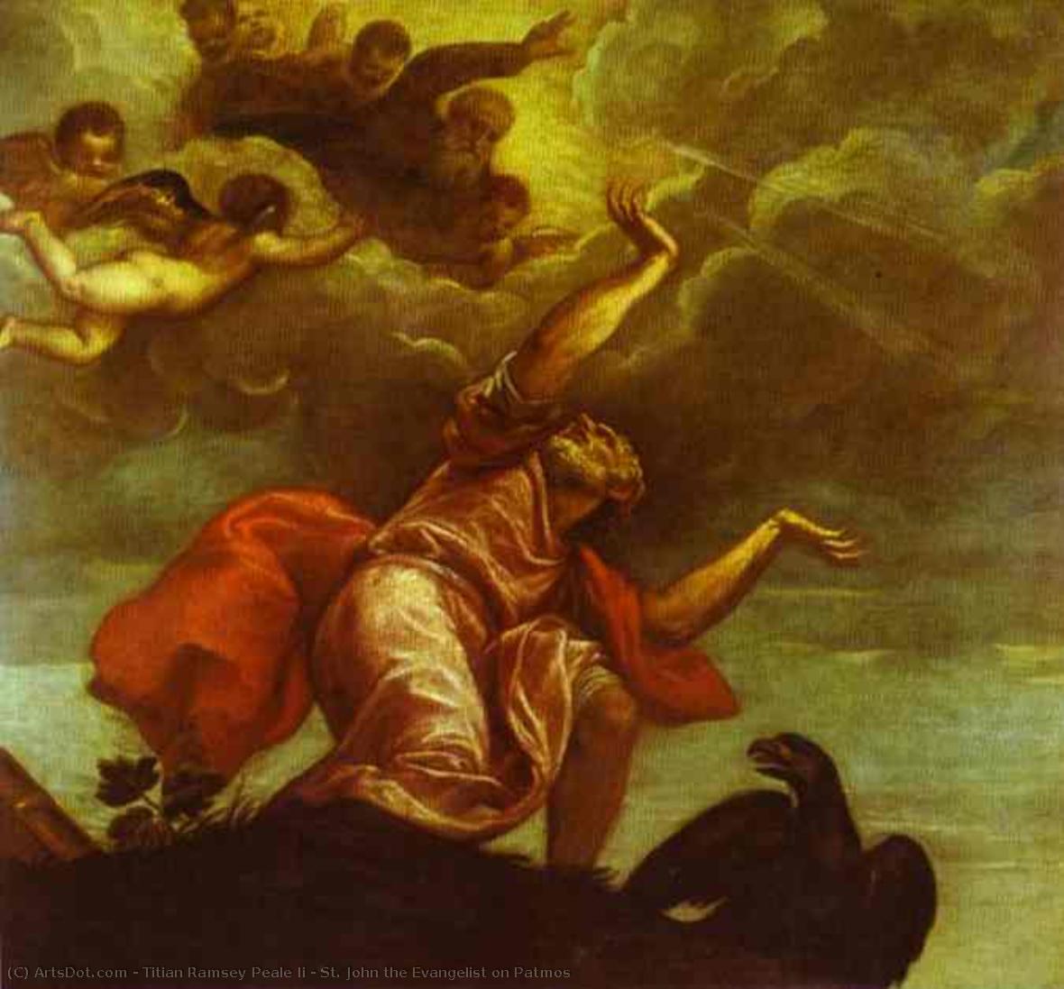 St. John The Evangelist On Patmos — Titian Ramsay Peale Ii