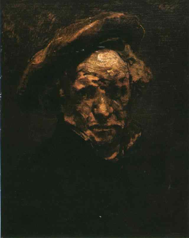 Selfportrait, Study, Musée Granet Aix-en-pro — Rembrandt Van Rijn