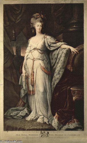 Portrait Of Anne, Duchess Of Cumberland — Valentine Green