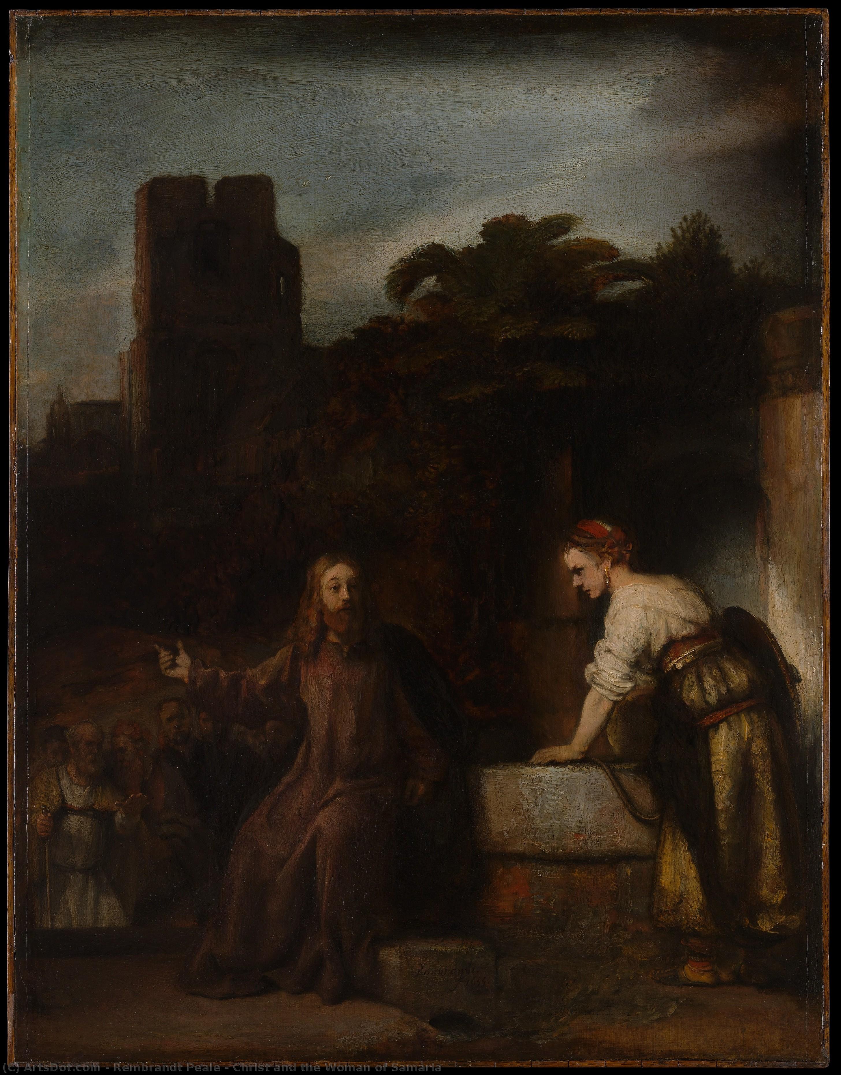 Christ And The Woman Of Samaria — Rembrandt Peale