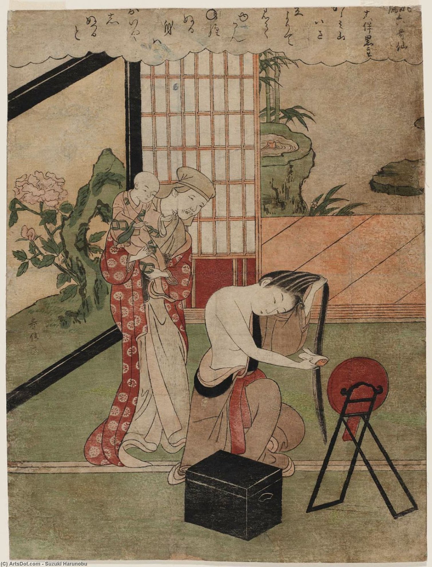 Fashionable Six Poetic Immortals — Suzuki Harunobu