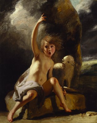 Saint John The Baptist In The Wilderness — Sir Joshua Reynolds