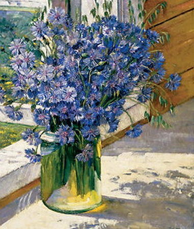 Cornflowers In A Ray Of Sunshine — Konstantin Yuon