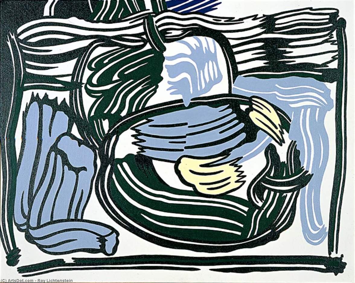 Dos Manzanas Verdes — Roy Lichtenstein