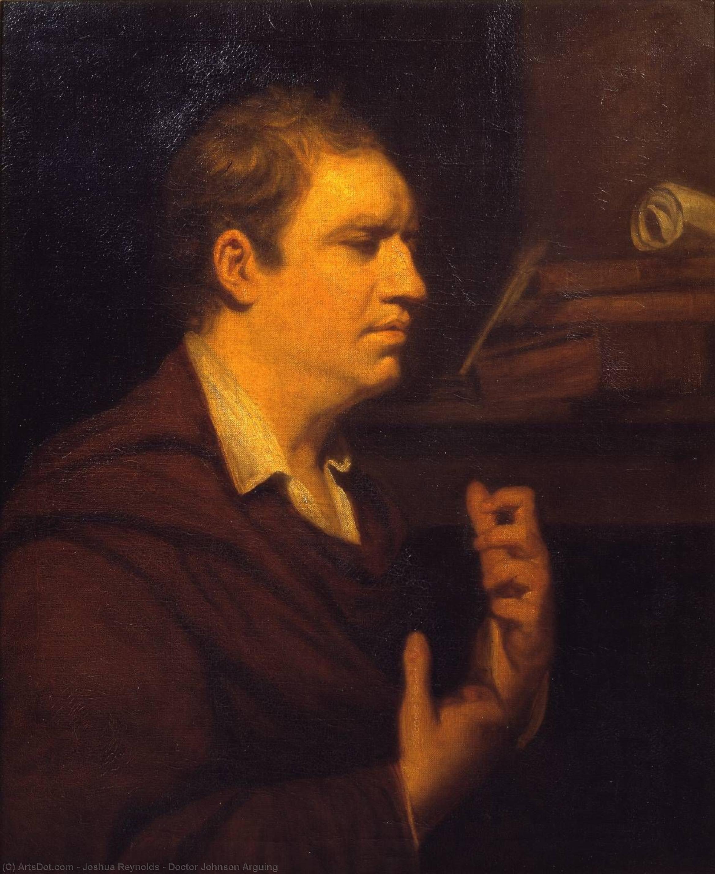 Doctor Johnson Arguing — Sir Joshua Reynolds